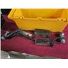 Image 2 : plastic tool box of hitches, hitch balls, locks, pins, etc.