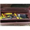 Image 3 : unique wooden tool box with misc. hand tools