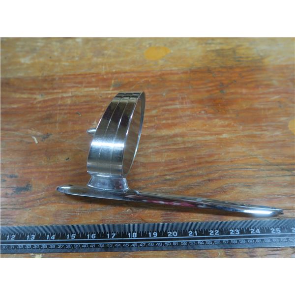 Chrome drivers fender mirror from 1955 Chevrolet car