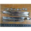 Image 2 : 2x 1950 Ford Custom chrome badges and 4pc FORD badge