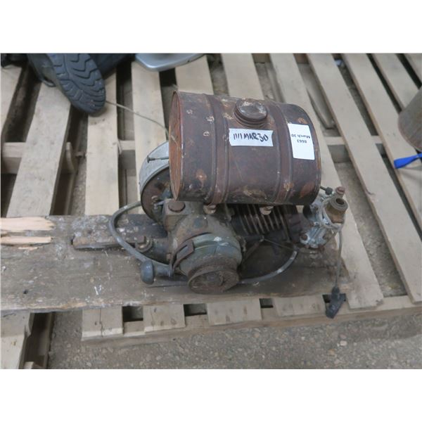 4 cycle Iron Horse air cooled engine model #AR530 - SN: 191845 - complete and turns over