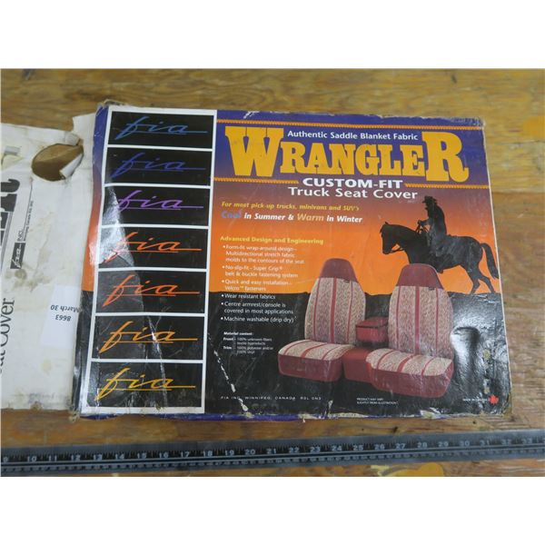 Wrangler saddle blanket seat covers