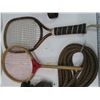 Image 3 : tennis racquets , well pulley ,rope pulley system