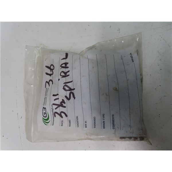 3lb 31/2" spiral nails