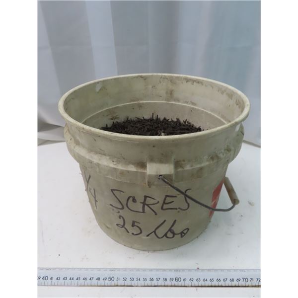 1 1/4" screws 25 lbs