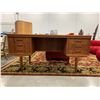 Image 1 : DANISH MODERN 6 DRAWER DESK L 59.5" W 30" H 28.5"