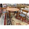Image 1 : DANISH MODERN ROUND DINING TABLE WITH 4 CHAIRS CIRCUMFERENCE 42"