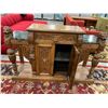 Image 5 : 2 DOOR 2 DRAWER CREDENZA TOP PAINTED TO LOOK LIKE STONE 54 X 16 X 35"