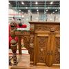 Image 7 : 2 DOOR 2 DRAWER CREDENZA TOP PAINTED TO LOOK LIKE STONE 54 X 16 X 35"