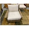 Image 2 : 3 PIECE PATIO SET WITH CUSHIONS SOFA 73",  LOVESEAT 49" AND CHAIR 26"