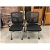 Image 1 : PAIR OF ROLLING AV CHAIRS