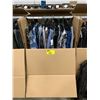 Image 1 : WARDROBE BOX WITH ASSORTED CLOTHING