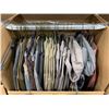 Image 2 : WARDROBE BOX WITH ASSORTED CLOTHING