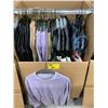 Image 1 : WARDROBE BOX WITH ASSORTED CLOTHING