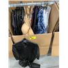 Image 1 : WARDROBE BOX WITH ASSORTED CLOTHING