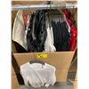 Image 1 : WARDROBE BOX WITH ASSORTED CLOTHING