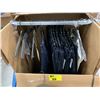 Image 2 : WARDROBE BOX WITH ASSORTED CLOTHING