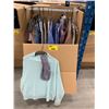 Image 1 : WARDROBE BOX WITH ASSORTED CLOTHING