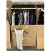 Image 1 : WARDROBE BOX WITH ASSORTED CLOTHING