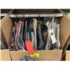 Image 2 : WARDROBE BOX WITH ASSORTED CLOTHING