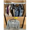 Image 1 : WARDROBE BOX WITH ASSORTED CLOTHING