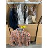 Image 1 : WARDROBE BOX WITH ASSORTED CLOTHING