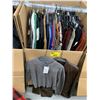 Image 2 : WARDROBE BOX WITH ASSORTED CLOTHING