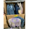 Image 2 : WARDROBE BOX WITH ASSORTED CLOTHING