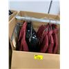 Image 1 : WARDROBE BOX WITH ASSORTED CLOTHING