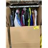 Image 1 : WARDROBE BOX WITH ASSORTED CLOTHING