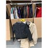Image 2 : WARDROBE BOX WITH ASSORTED CLOTHING