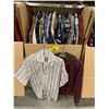 Image 2 : WARDROBE BOX WITH ASSORTED CLOTHING