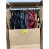 Image 1 : WARDROBE BOX WITH ASSORTED CLOTHING