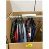 Image 1 : WARDROBE BOX WITH ASSORTED CLOTHING