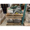 Image 1 : PALLET OF SET DEC ITEMS INCLUDING; CHAIRS, TILES AND PAVERS