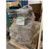 Image 2 : PALLET OF SET DEC ITEMS INCLUDING; DINING TABLE, CHAIRS, WICKER CHAIRS AND SHOPPING CART
