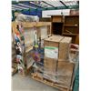 Image 3 : PALLET OF SET DEC ITEMS INCLUDING; DOUBLE SIZE BED FRAME, KIDS FURNITURE AND MORE