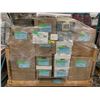 Image 1 : PALLET OF SET DEC ITEMS INCLUDING; WORK TABLES, TOOL BOXES, COOLERS, STEPLADDERS AND MORE