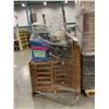 Image 4 : PALLET OF SET DEC ITEMS INCLUDING; BIG TABLE, PINK DESK CHAIR, LAMPS AND MORE