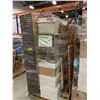 Image 2 : PALLET OF SET DEC ITEMS INCLUDING; LARGE CABINET, STEP STOOL, SHOE RACK AND SHOES AND MORE