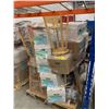 Image 2 : PALLET OF SET DEC ITEMS INCLUDING; STOOLS, BUCKETS, COOLER, FISHING NETS AND MORE