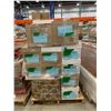 Image 4 : PALLET OF SET DEC ITEMS INCLUDING; TRAYS AND ICE BUCKETS, CHAIR, COFFEE TABLE, BLANKETS AND MORE