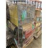 Image 5 : PALLET OF SET DEC ITEMS INCLUDING; COOLER, BIKE TIRES, TOOLBOX, CRATES AND MORE