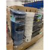 Image 3 : PALLET OF SET DEC ITEMS INCLUDING; TRASH CANS, CRATES, BUCKETS AND MORE