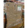 Image 5 : PALLET OF SET DEC ITEMS INCLUDING; TRASH CANS, CRATES, BUCKETS AND MORE