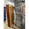 Image 2 : PALLET OF SET DEC ITEMS INCLUDING; ROLLING BOOKSHELF, TWIN MATTRESS, DESK AND MORE