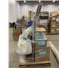 Image 1 : PALLET OF SET DEC ITEMS INCLUDING; TOILET, URINALS, PAPER TOWEL, BATHROOM STALLS AND MORE