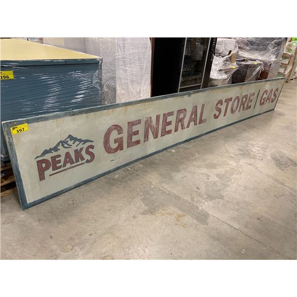 PEAKS GENERAL STORE SIGN 16" LONG