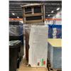 Image 3 : PALLET OF SET DEC ITEMS INCLUDING; WOOD RECORD CABINET, CHAIR AND CREDENZA