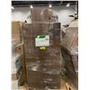 Image 1 : PALLET OF SET DEC ITEMS INCLUDING; PARKING SIGN, OFFICE CHAIR, SANDWICH BOARD AND MORE